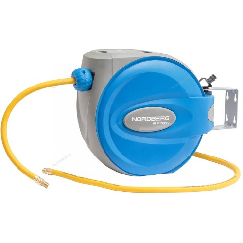 Шланг воздушный на катушке гибридный ПВХ диам. 9,5х15,5мм, 15+1м NORDBERG HR1015HPVC