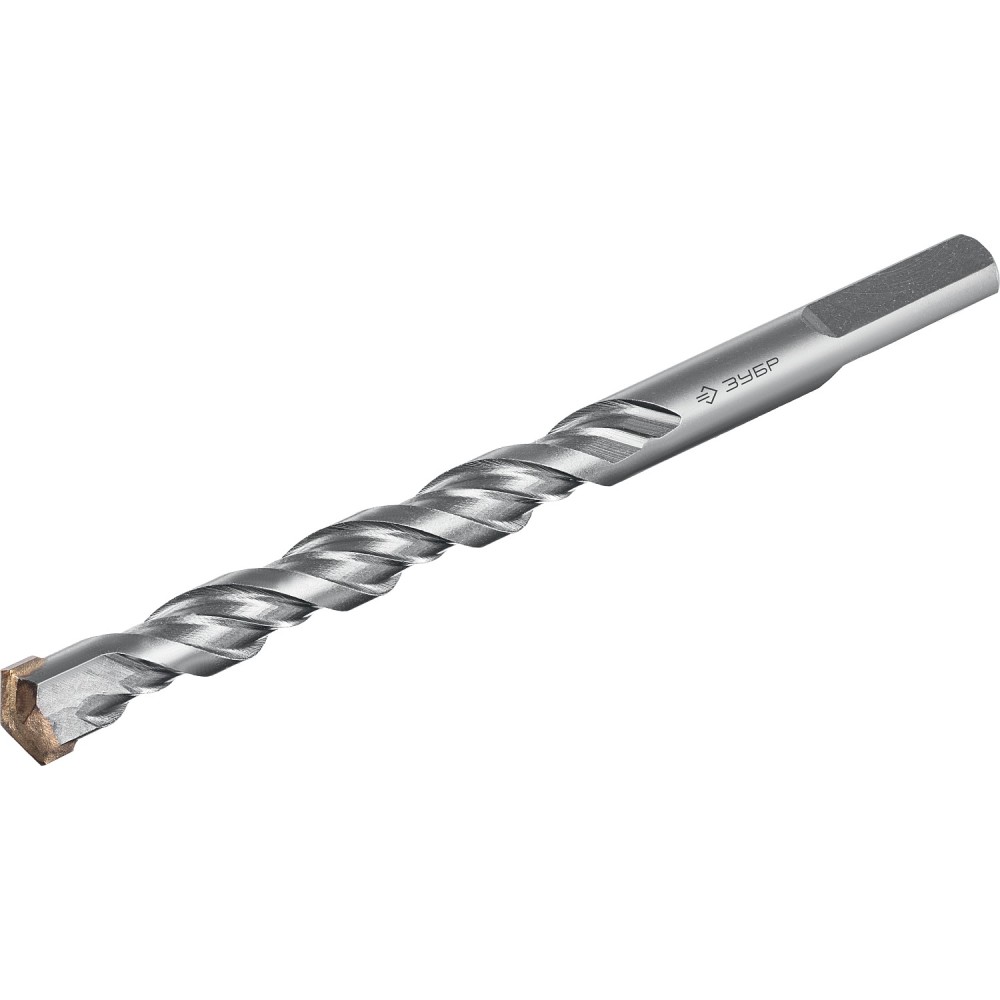 ЗУБР 12 x 150 мм, трехгранный хвостовик, сверло по бетону усиленное, Профессионал (2916-150-12)