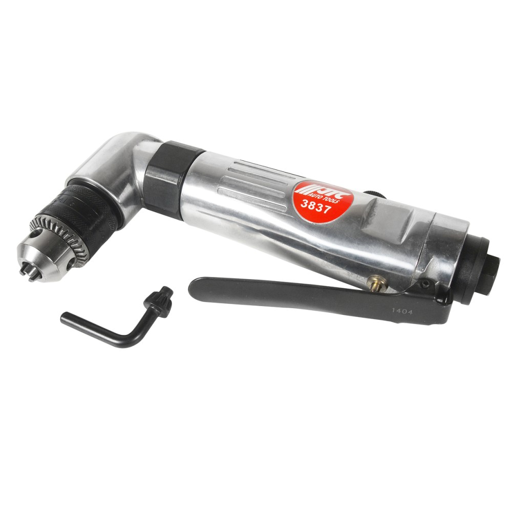 Дрель пневматическая 10мм 1600об/мин. 90PSI угловая JTC