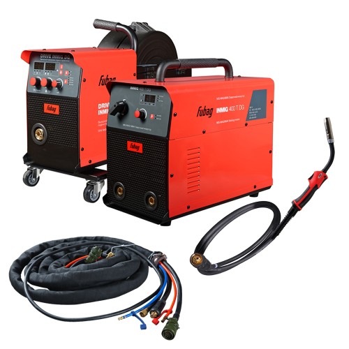 FUBAG Сварочный полуавтомат инвертор INMIG 400T DG + Подающий механизм DRIVE INMIG DG + Шланг пакет