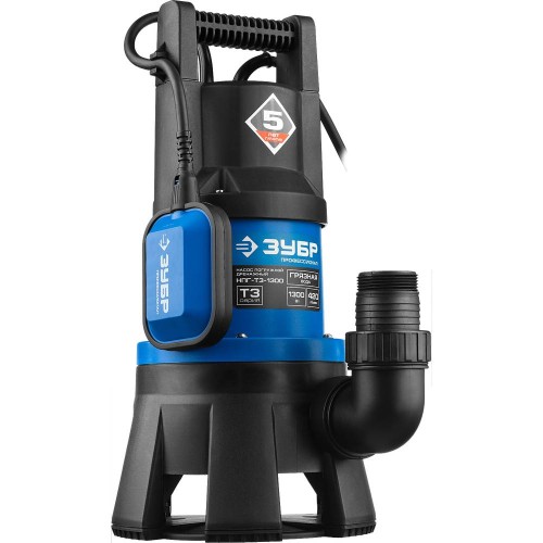 Насос дренажный ЗУБР НПГ-Т3-1300