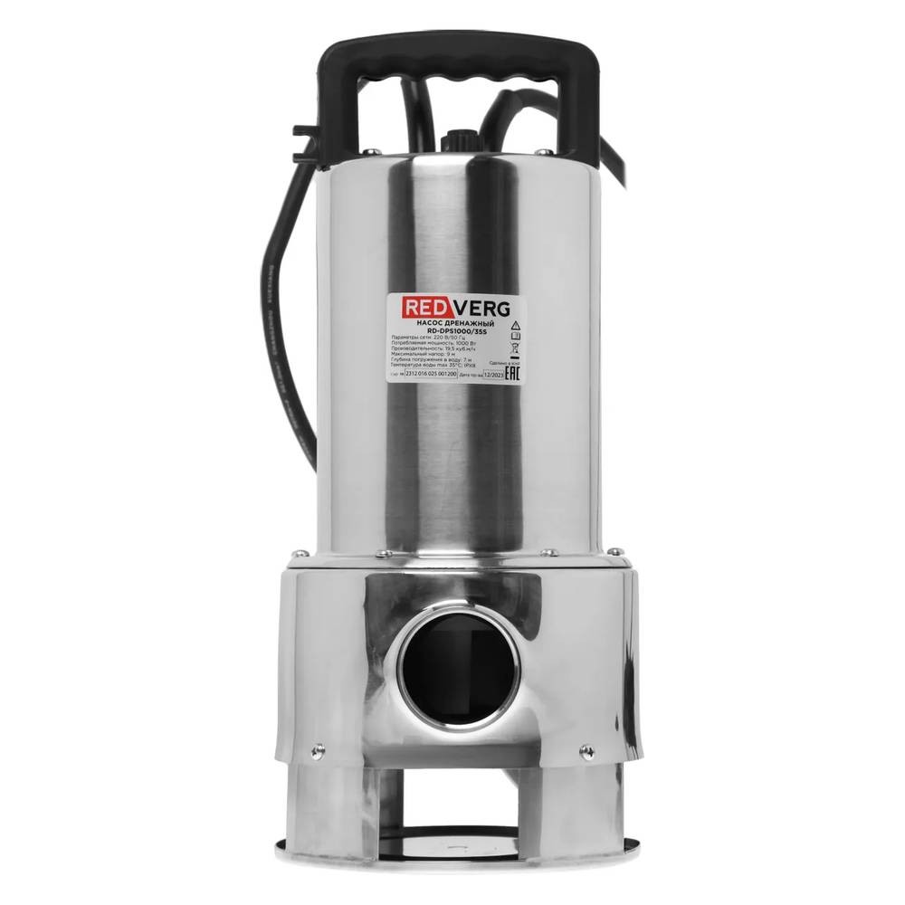 Насос дренажный REDVERG RD-DPS1000/35S