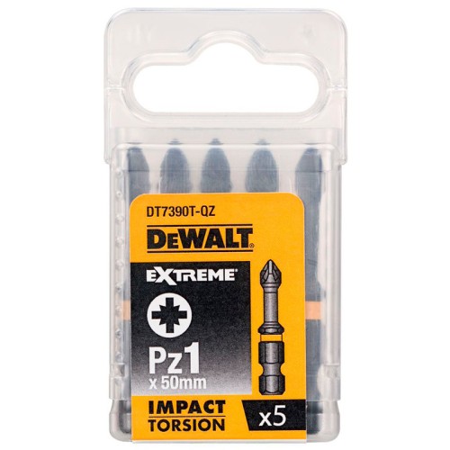 Бита DeWalt DT7390T-QZ PZ1x50мм ударная 5шт