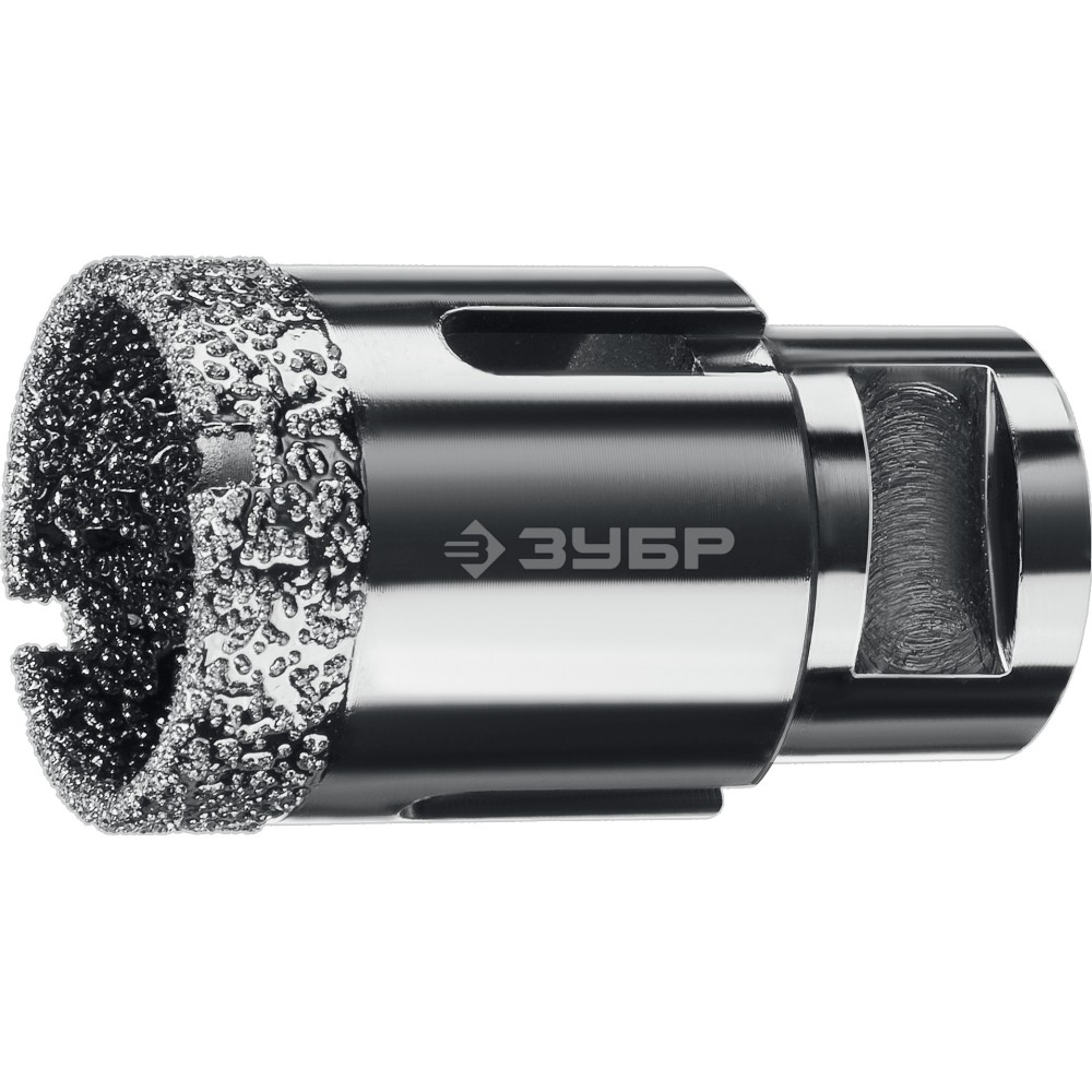 ЗУБР АВК, d 35 мм, (М14, 15 мм кромка), вакуумная алмазная коронка, Профессионал (29865-35)