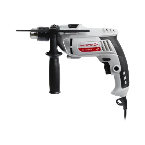 Сетевая дрель ИНТЕРСКОЛ ДУ-13/750ЭР ударная