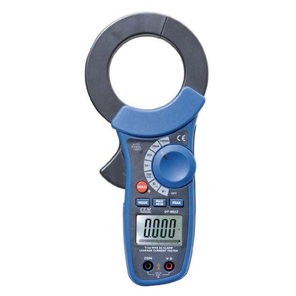 Токовые клещи утечки тока АС 1000A СЕМ DT-9812