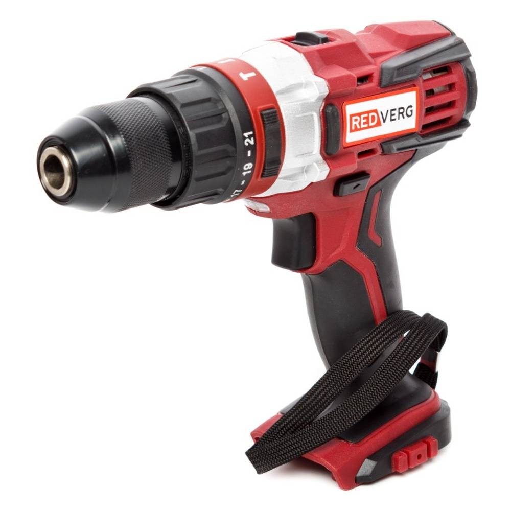 Аккумуляторная дрель-шуруповерт REDVERG RD-ISD18VC/BL ударная (без акк, без з/у)