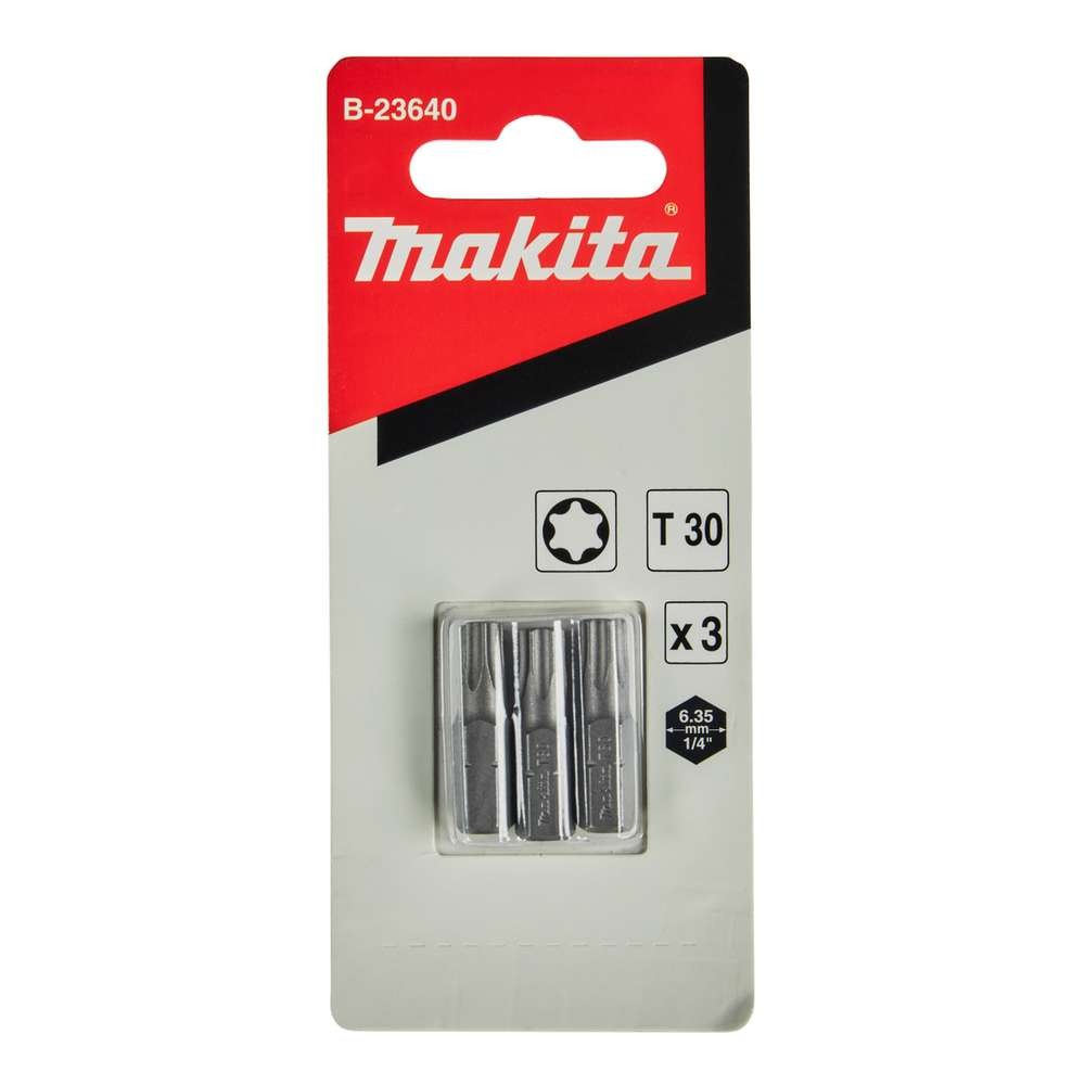 Набор бит Makita T30х25мм 3шт (B-23640)