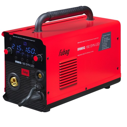 FUBAG Сварочный инверторный полуавтомат IRMIG 180 SYN LED с горелкой 250 А в комплекте