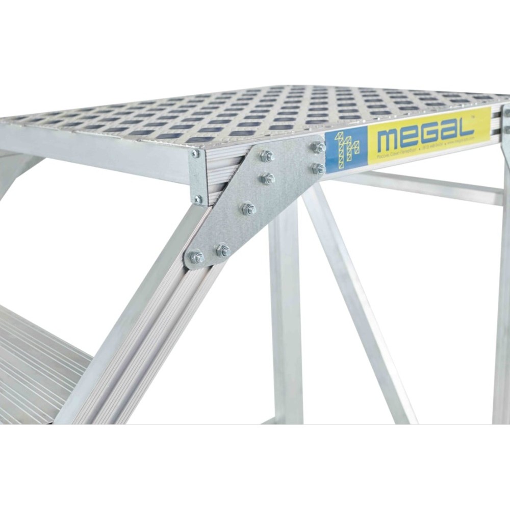 Лестница подмости MEGAL ЛП-1,0 с одним поручнем