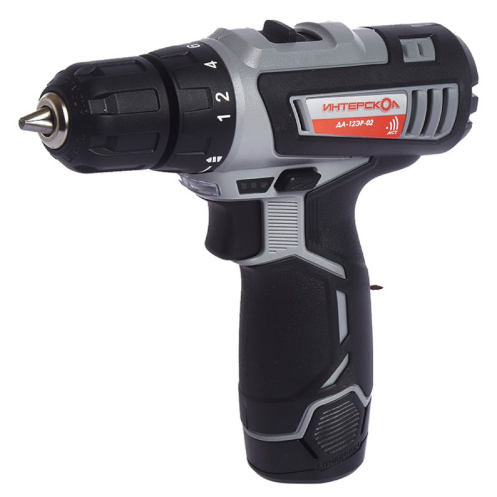 Аккумуляторная дрель-шуруповерт ИНТЕРСКОЛ ДА-12ЭР-02