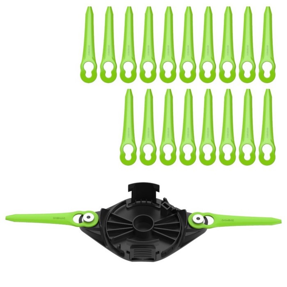 Комплект пластиковых ножей с диском Greenworks (20 шт.)