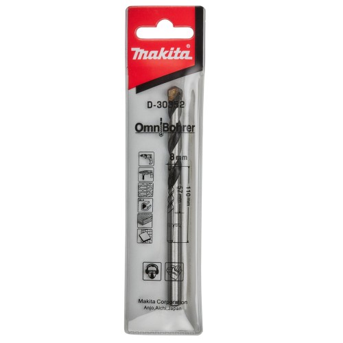 Сверло универсальное Makita 8х110мм (D-30352)