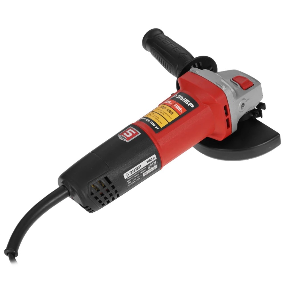 Машина шлифовальная угловая ЗУБР УШМ-125-1105 ЭТ