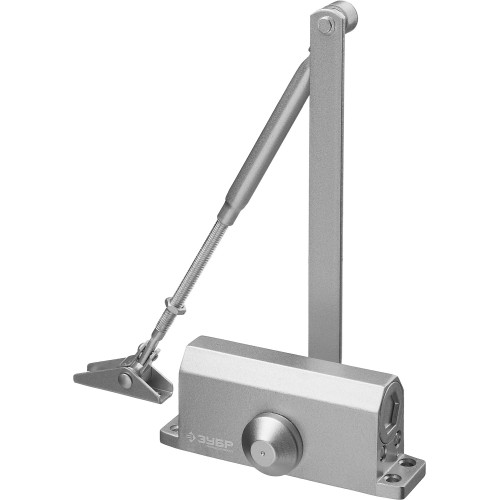 ЗУБР до 40 кг, цвет серебро, дверной доводчик (37910-50)