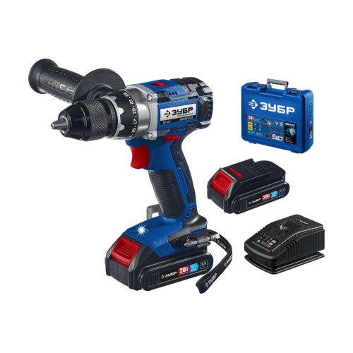 Аккумуляторная дрель-шуруповерт ЗУБР Профессионал DB-201-22