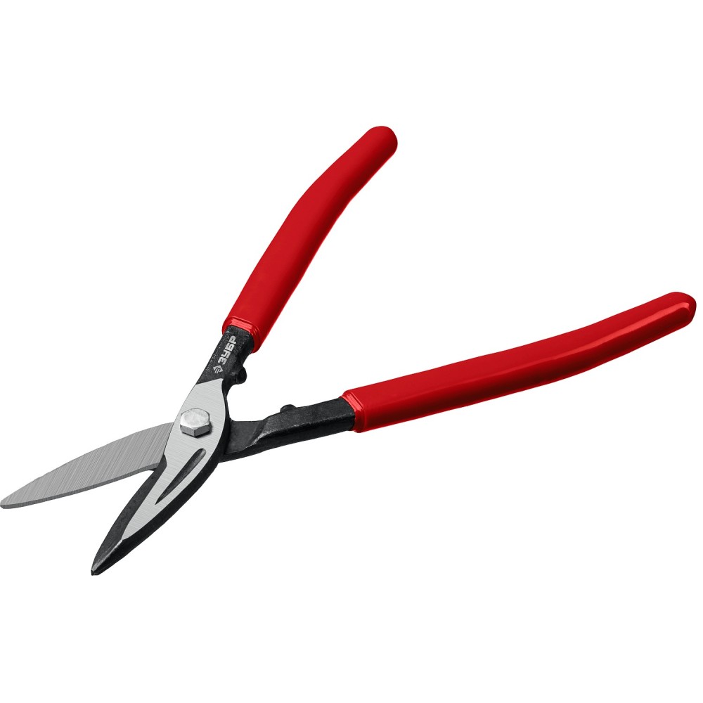 ЗУБР 250 мм, прямые ножницы по металлу (23015-25)