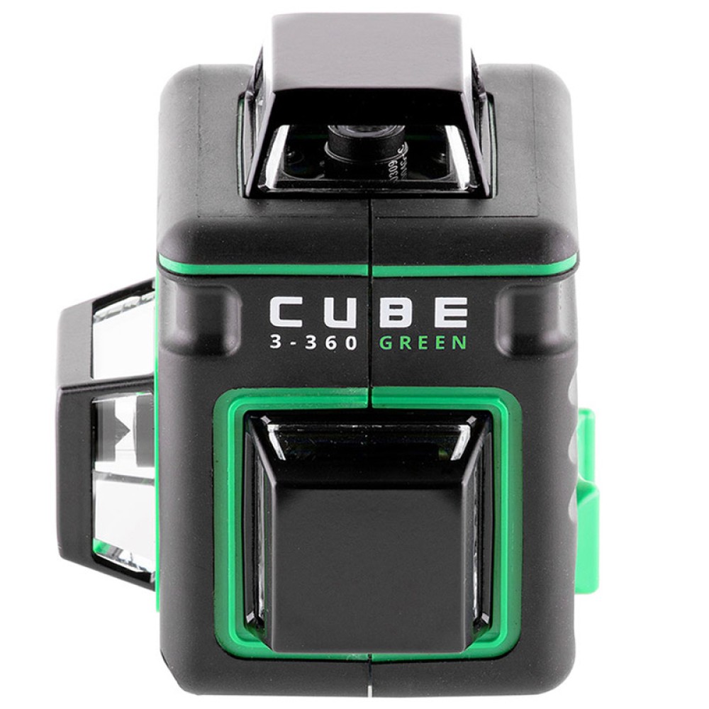 Лазерный уровень ADA Cube 3-360 GREEN Basic Edition + Штатив-штанга ADA SILVER PLUS в комплекте с треногой